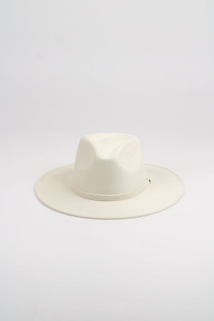 White Wanderer Rancher Hat by Wilder and Soul