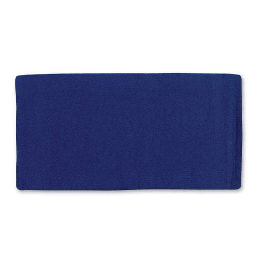 Solid royal blue acrylic saddle blanket
