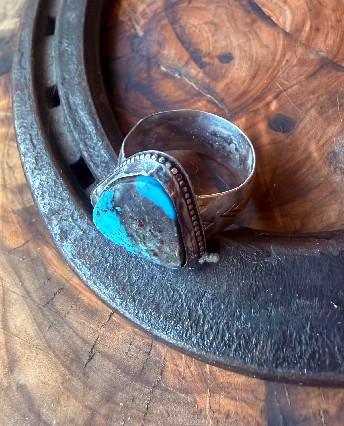 The Bisbee Turquoise Men's Ring, view 3