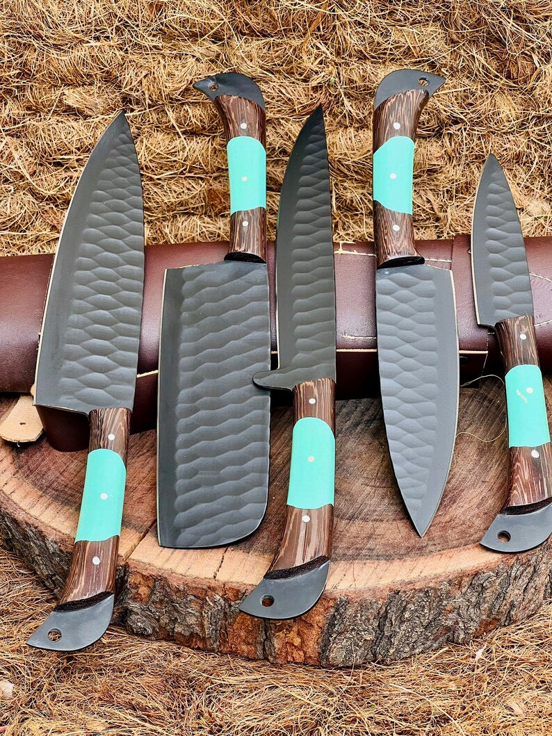 The Wenge and Resin Stainless Chef Knife | Texan Knives