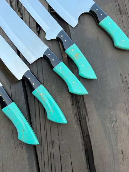 The 8-Inch Stainless Resin Kitchen Knife | Texan Knives