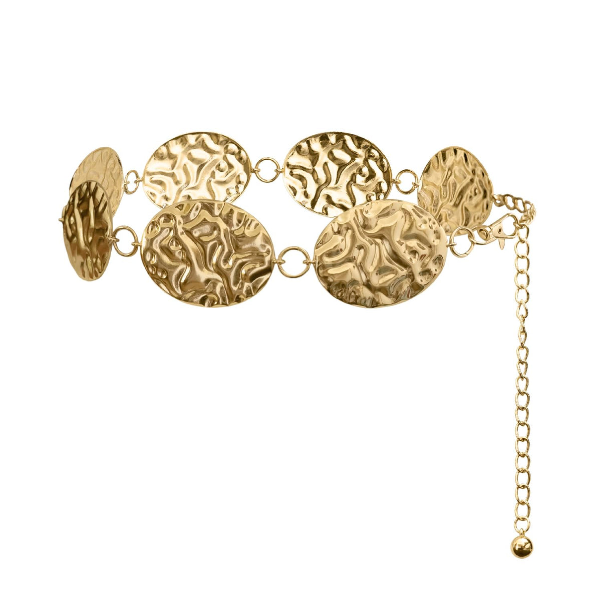The Hammered Concho Chain Belt