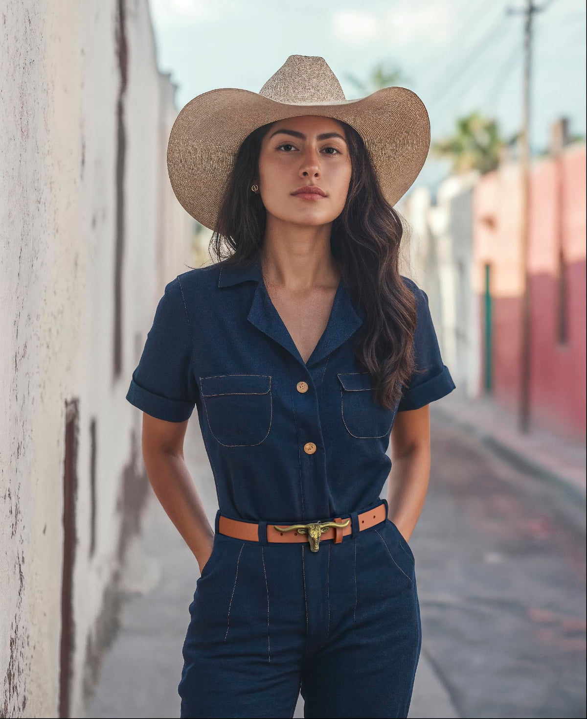 The Longhorn Head Women's Belt