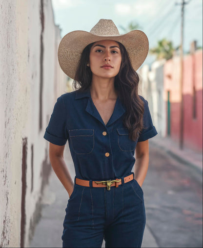 The Longhorn Head Women's Belt