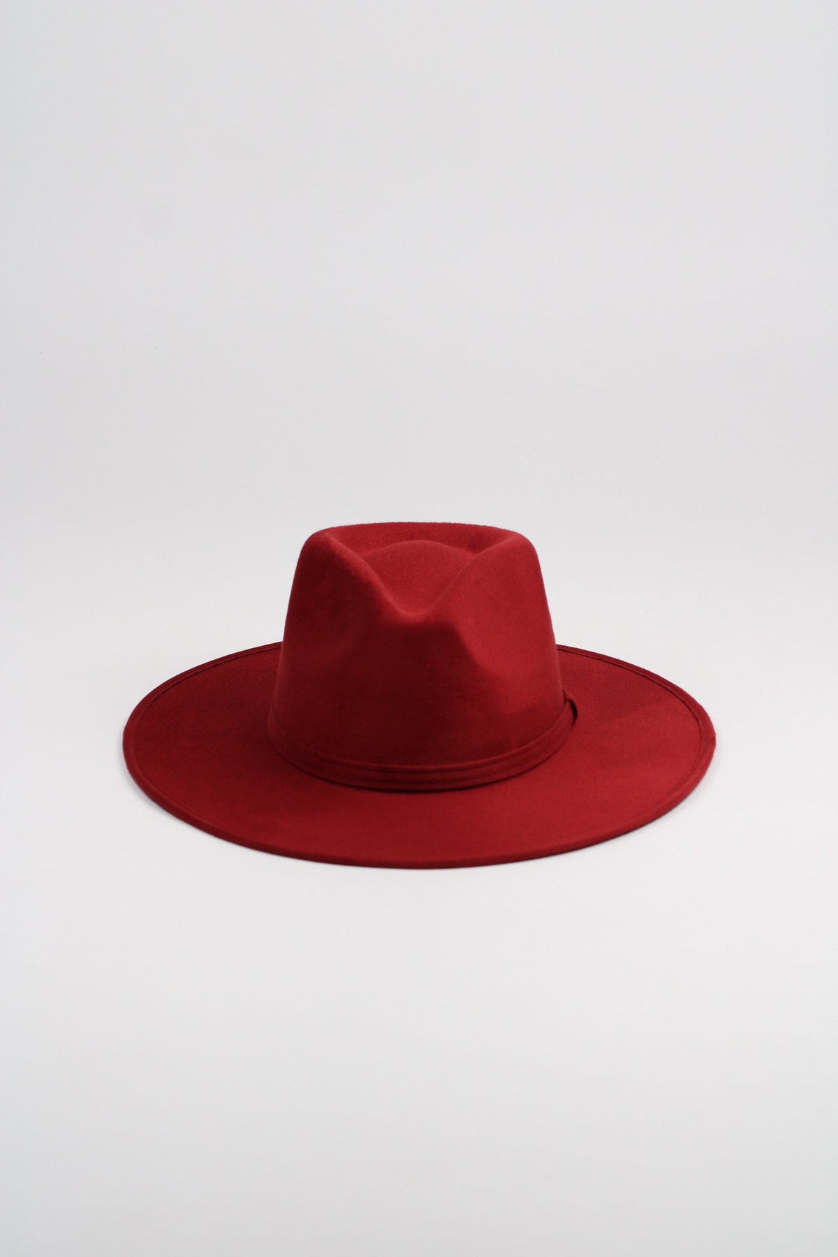 Burgundy Wanderer Rancher Hat by Wilder and Soul, view 2
