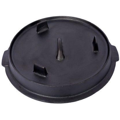 The Camp Dutch Oven with Skillet Lid, 12 Quart | House of Zazla