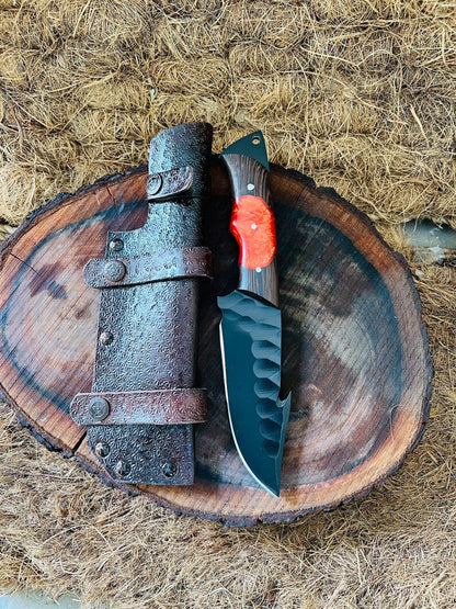 The J2 Steel Wangi Wood Skinner | Texan Knives