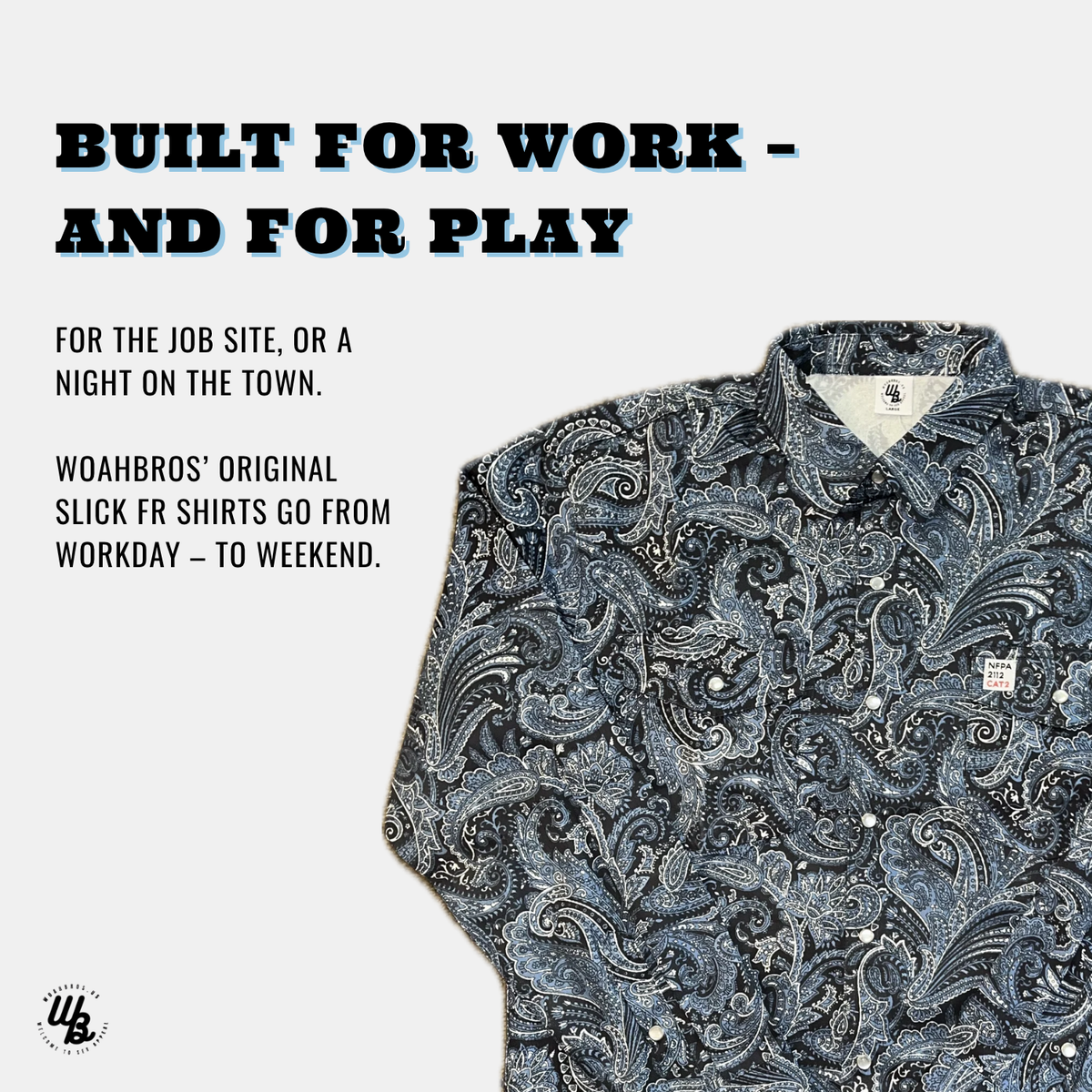 The Paisley FR Pearl Snap | WoahBros