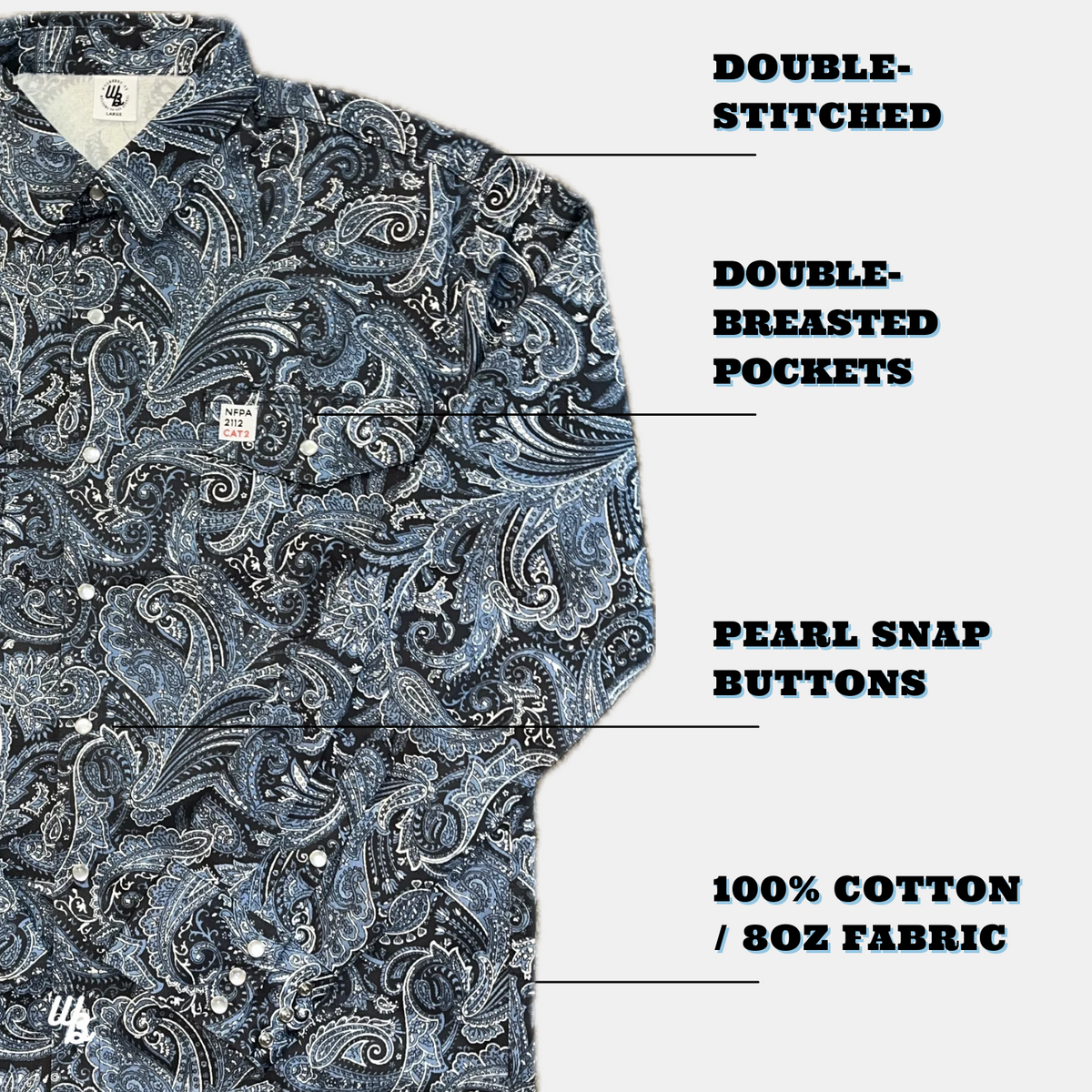 The Paisley FR Pearl Snap | WoahBros