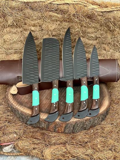 The Wenge and Resin Stainless Chef Knife | Texan Knives