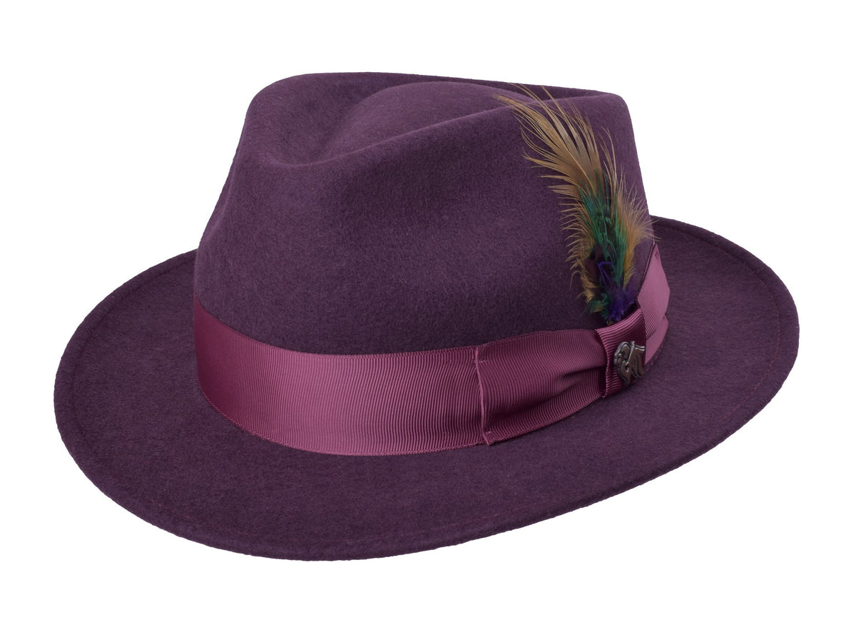Wool felt fedora, color swatch