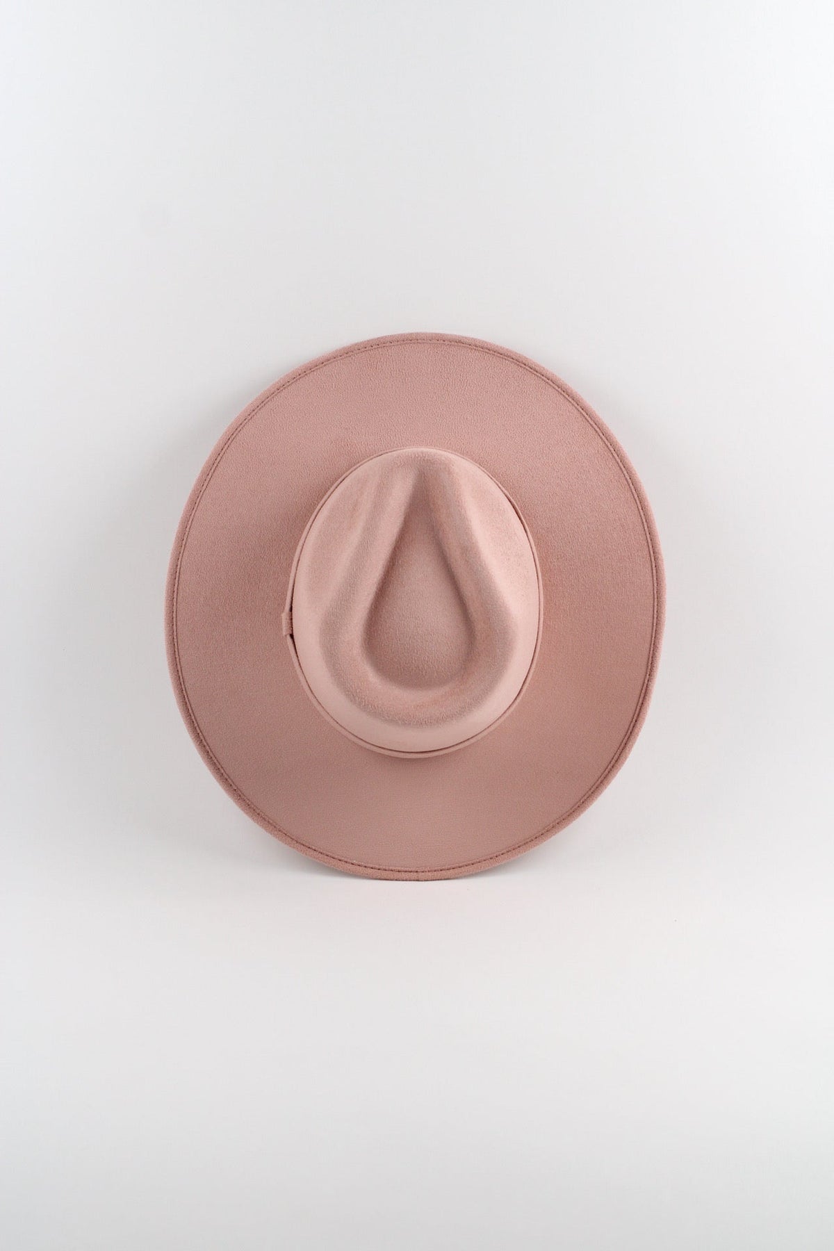 Pale Dusty Rose Wanderer Rancher Hat by Wilder and Soul, view 2