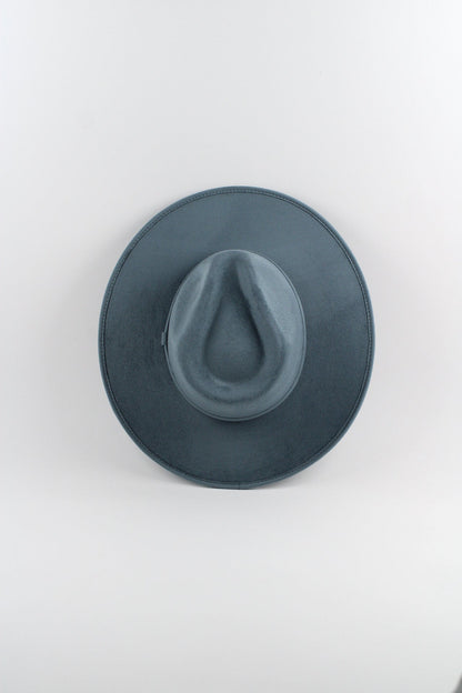 Peacock Blue Wanderer Rancher Hat by Wilder and Soul