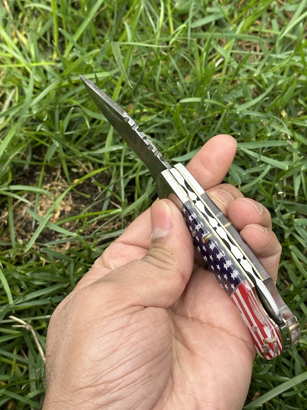 The Lone Star Bone Pocket Knife | Texan Knives