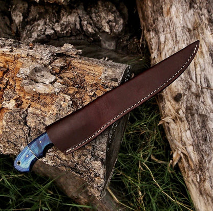 The Sheep Horn Rasp Steel Hunting Knife | Texan Knives