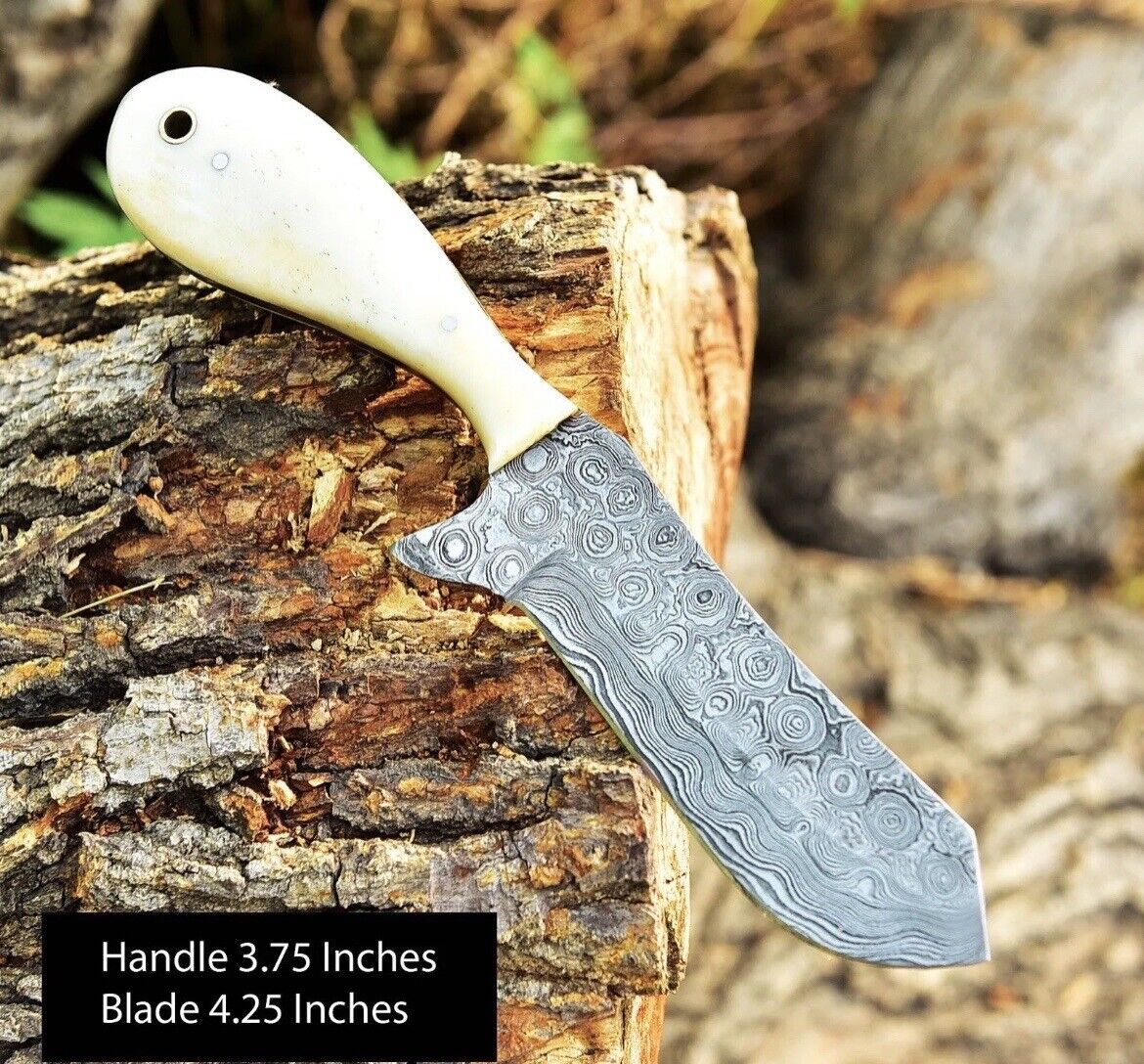 The 4-Inch Camel Bone Belt Knife | Texan Knives
