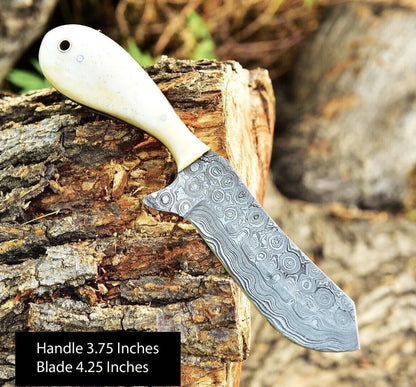 The 4-Inch Camel Bone Belt Knife | Texan Knives