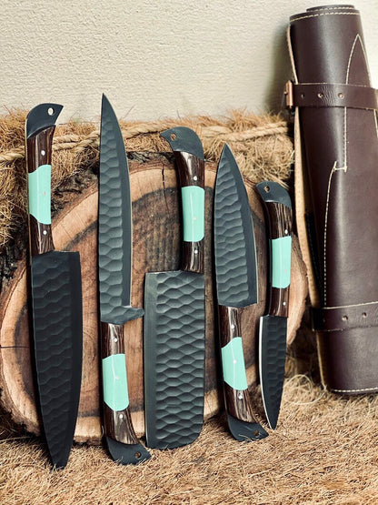 The Wenge and Resin Stainless Chef Knife | Texan Knives