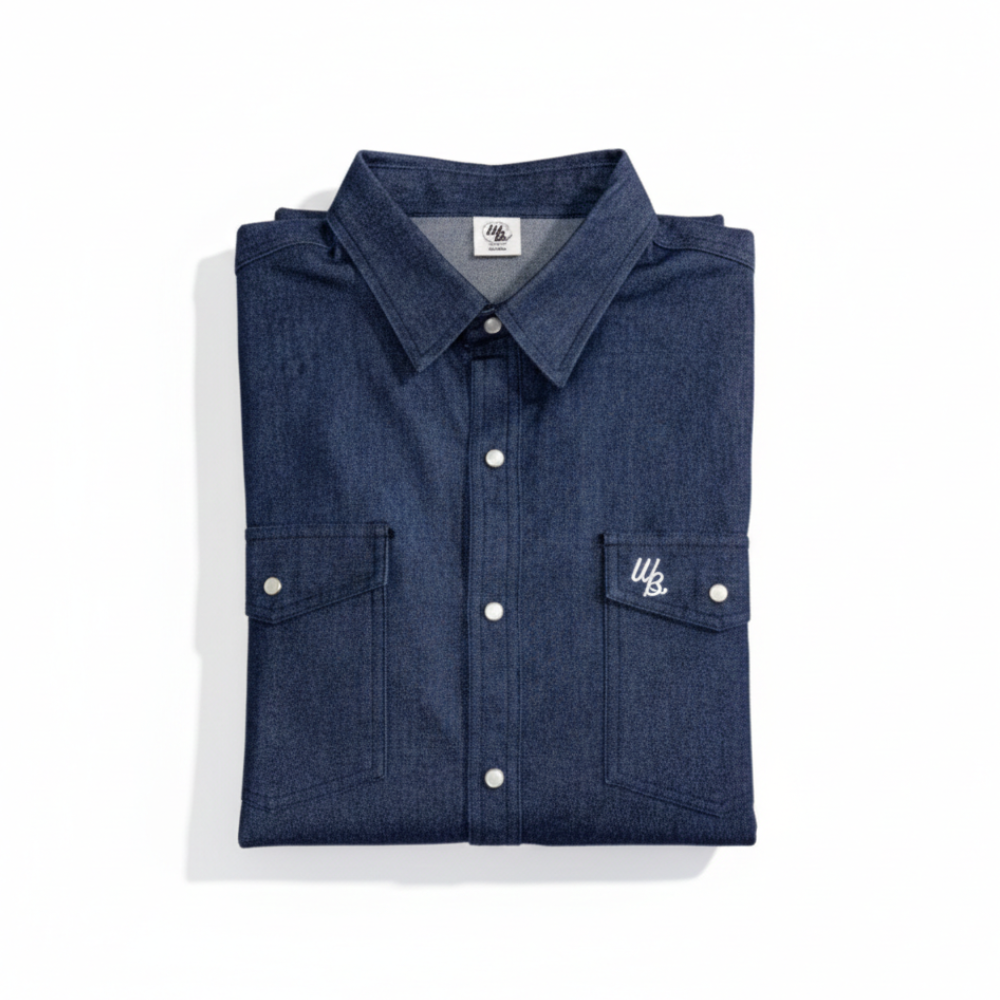 The Denim FR Pearl Snap | WoahBros