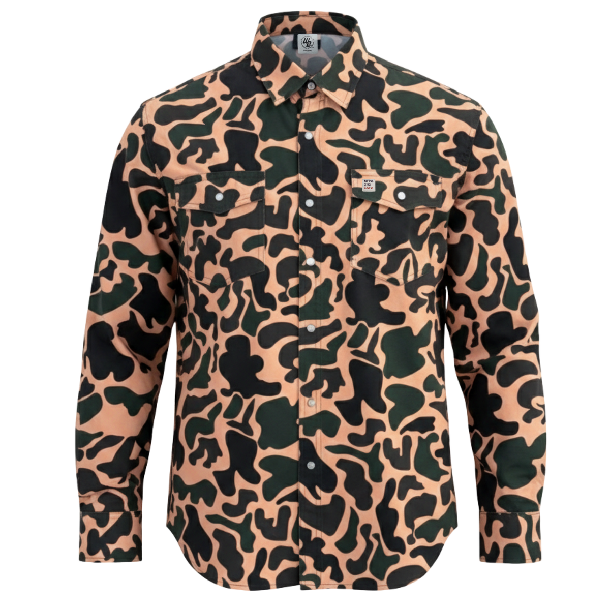 The Duck Camo FR Pearl Snap | WoahBros