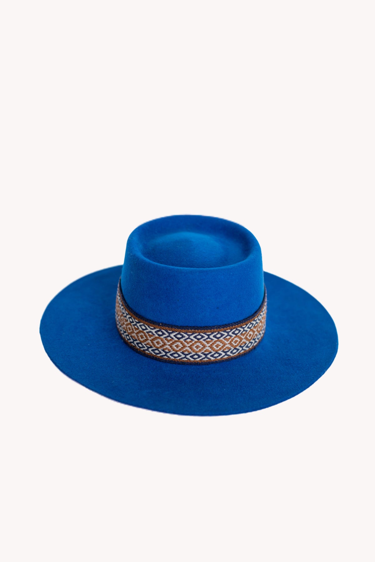 Electric Blue Alpaca Bucket Hat by Andeana Hats