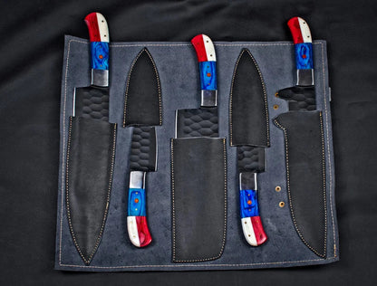 The Texas Flag Carbon Steel Knife Set | Texan Knives