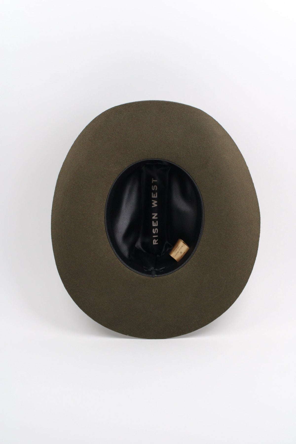 Dark Olive 30X Merino Cattleman Hat by Wilder and Soul, view 3