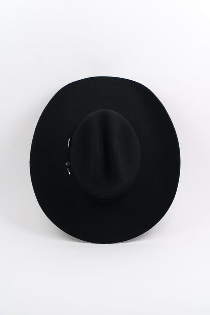 Black 30X Merino Cattleman Hat by Wilder and Soul