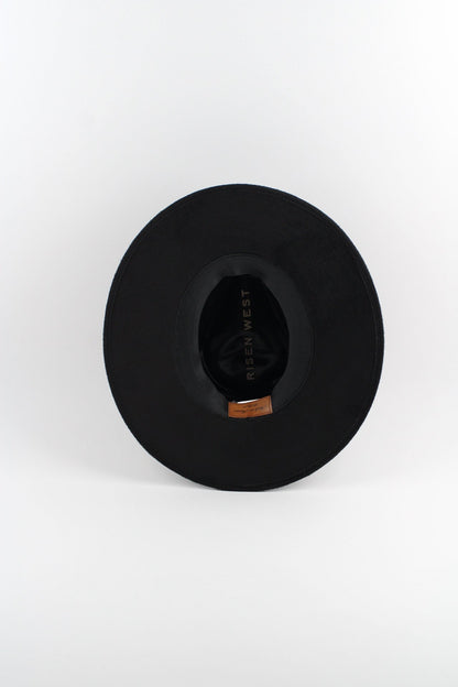 Black Wanderer Rancher Hat by Wilder and Soul, view 3