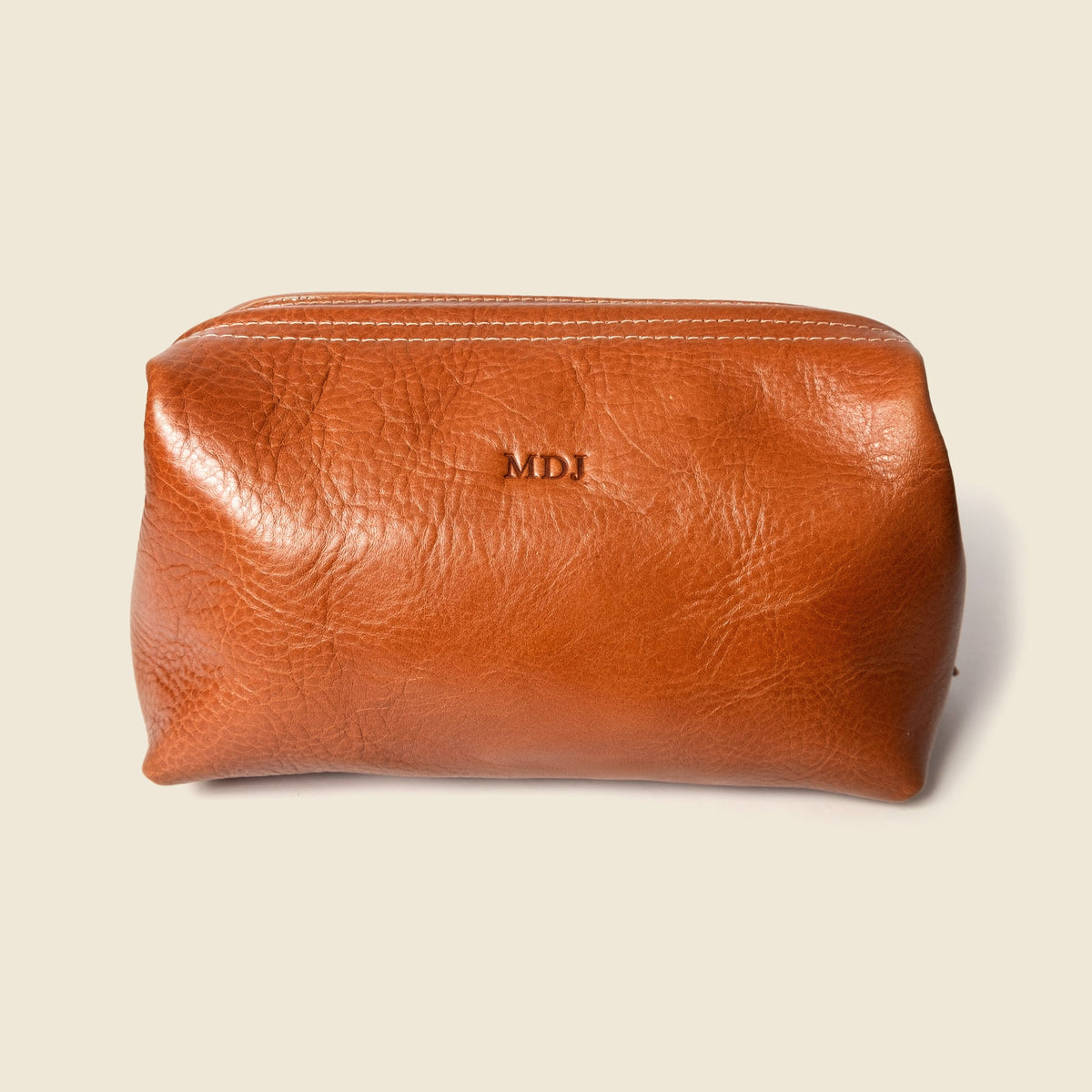 The Natural Leather Toiletry Bag, view 3