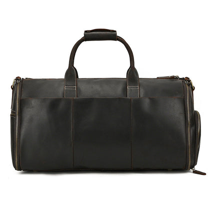 The Convertible Leather Garment Weekender, view 13