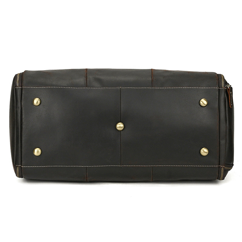 The Convertible Leather Garment Weekender, view 15