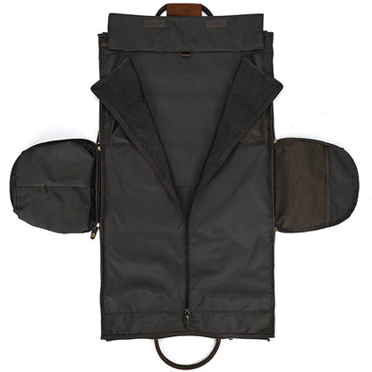 The Convertible Leather Garment Weekender, view 6