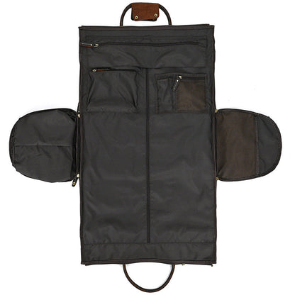 The Convertible Leather Garment Weekender, view 7