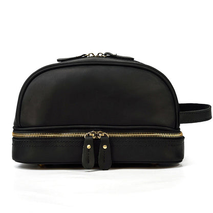 The Full-Grain Leather Wash Bag