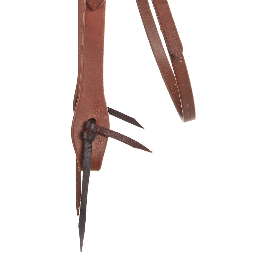 Double Buckle Harness Leather Browband Headstall, view 4