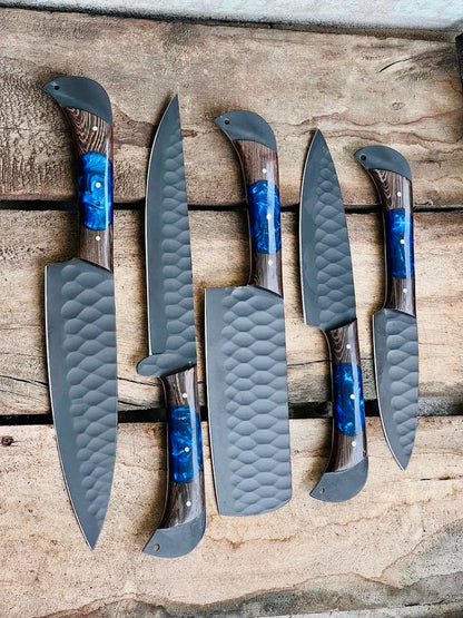 The Wenge Wood Resin Kitchen Knife | Texan Knives