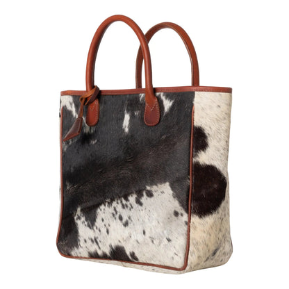 The Hair-on-Hide Cowhide Tote, view 2