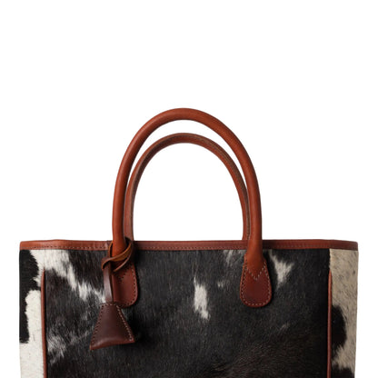 The Hair-on-Hide Cowhide Tote, view 7