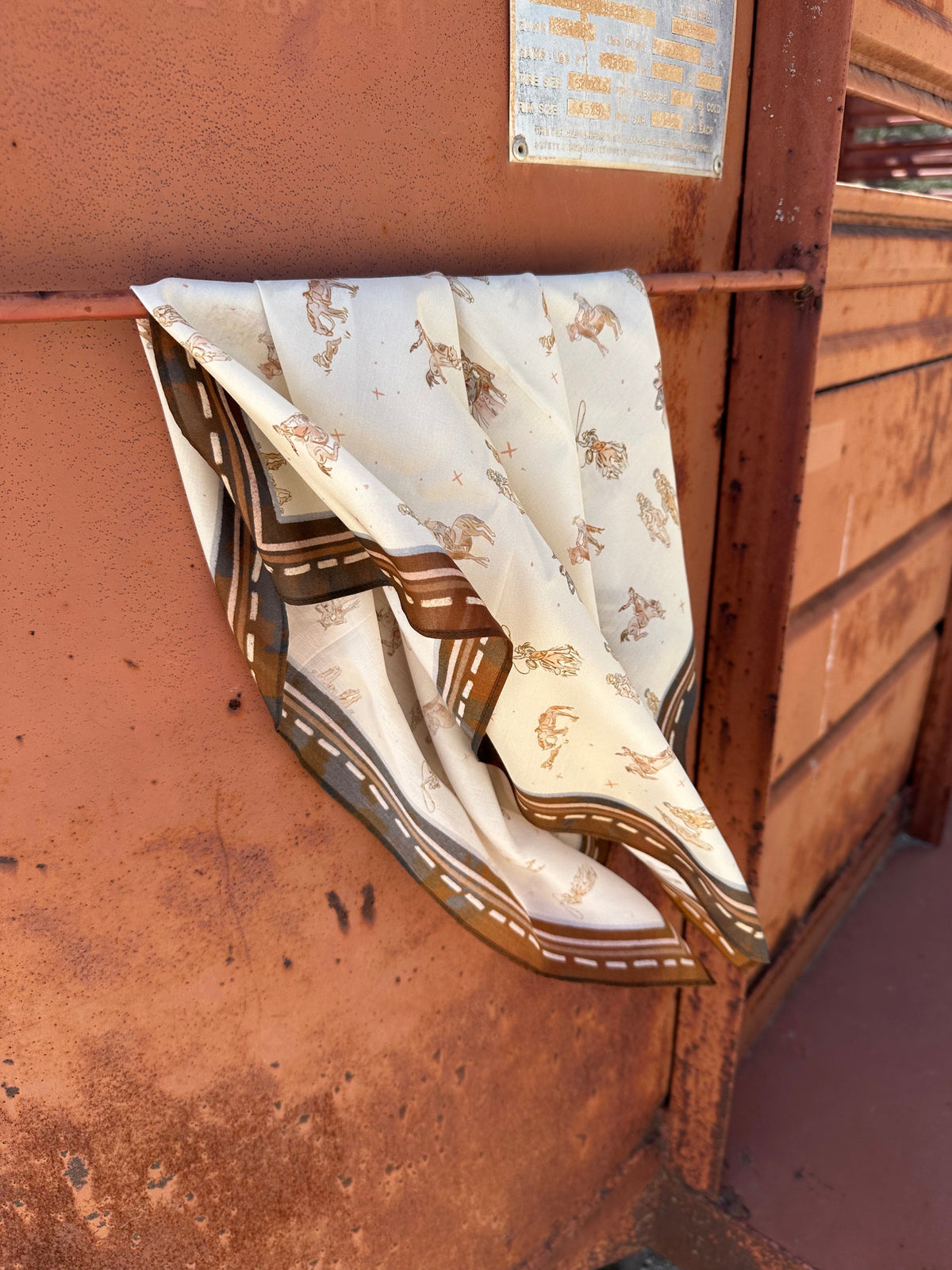 Saddle Club 26-Inch Wild Rag by Tirzah Lane Art