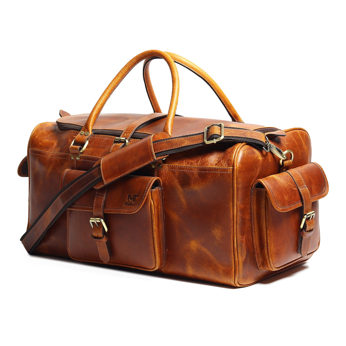 Berlin Leather Weekender by Classy Leather Bags, view 2