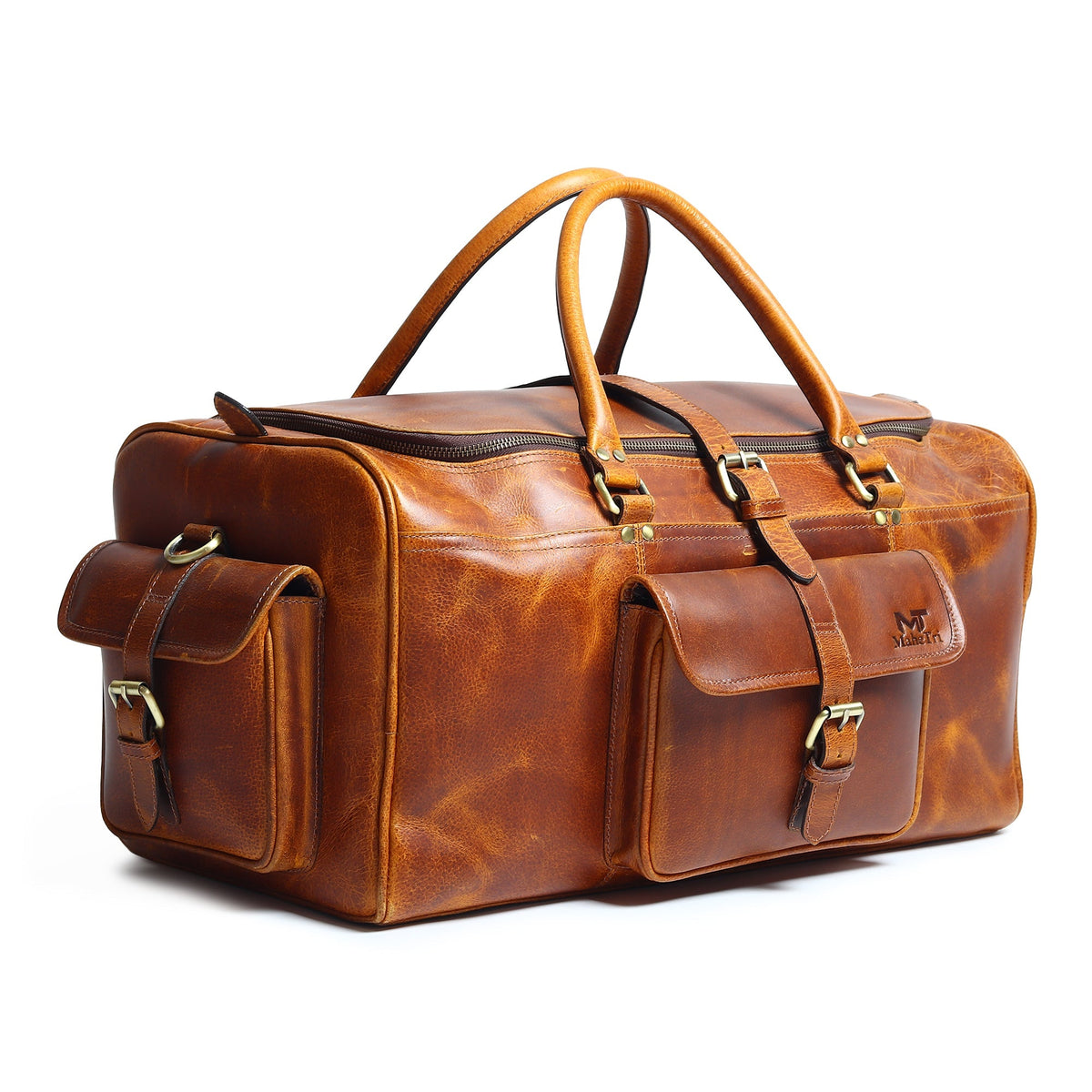 Berlin Leather Weekender by Classy Leather Bags, view 3