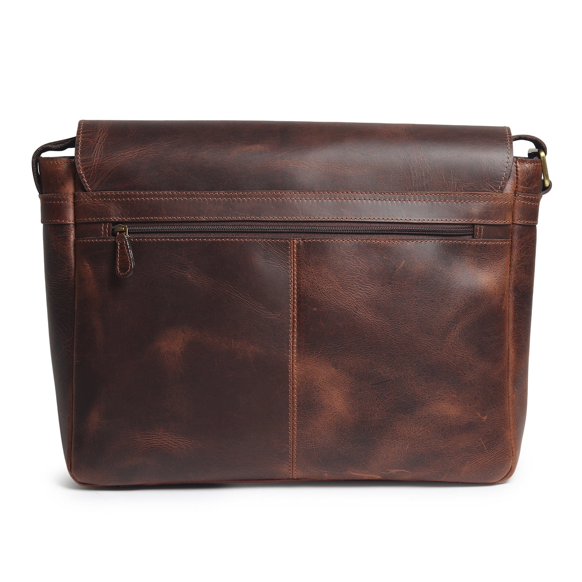 Sitka Leather Laptop Messenger by Classy Leather Bags, view 5