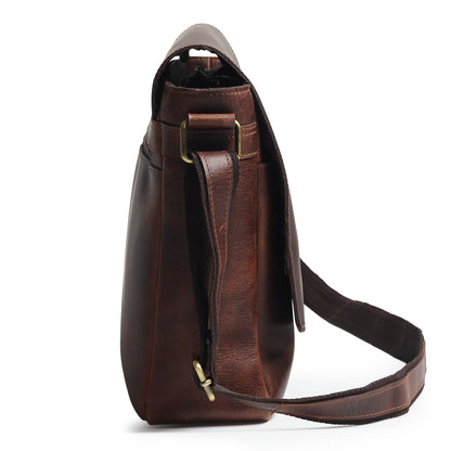 Sitka Leather Laptop Messenger by Classy Leather Bags, view 6
