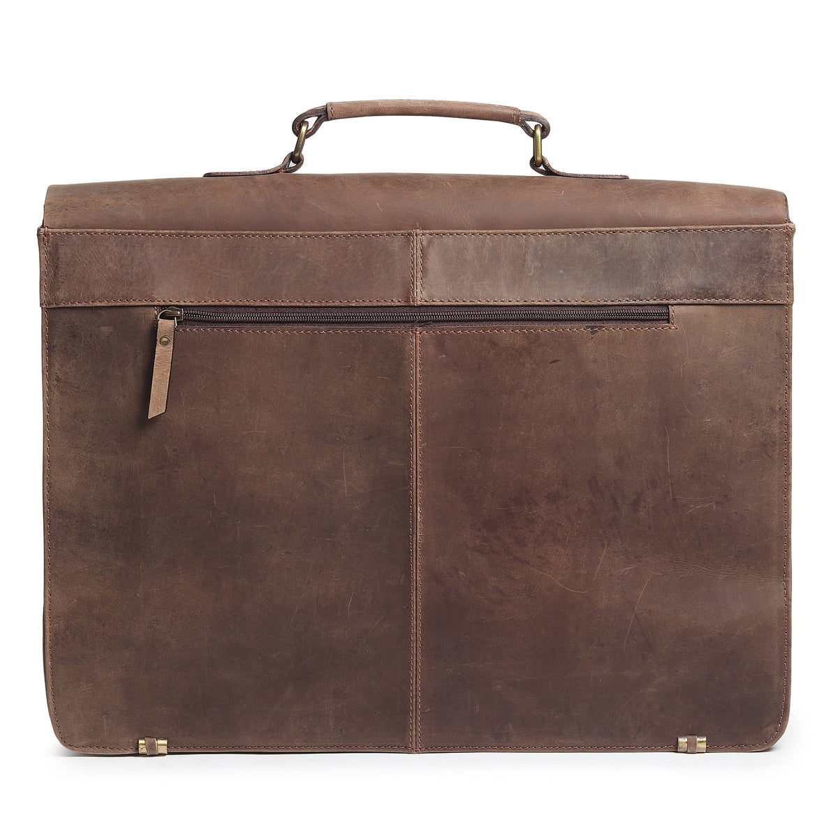 Vintage Brown Buffalo Messenger by Classy Leather Bags, view 5