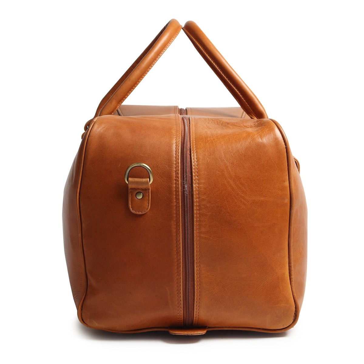 Port Blair Tan Duffle by Classy Leather Bags, view 6
