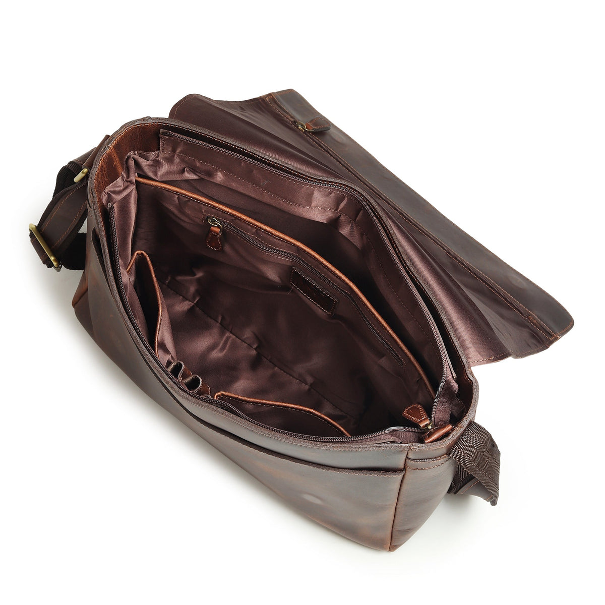 Sitka Leather Laptop Messenger by Classy Leather Bags