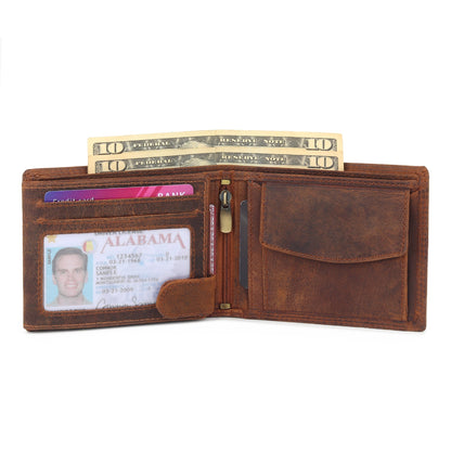 The Hunter Buffalo Leather Wallet, view 8