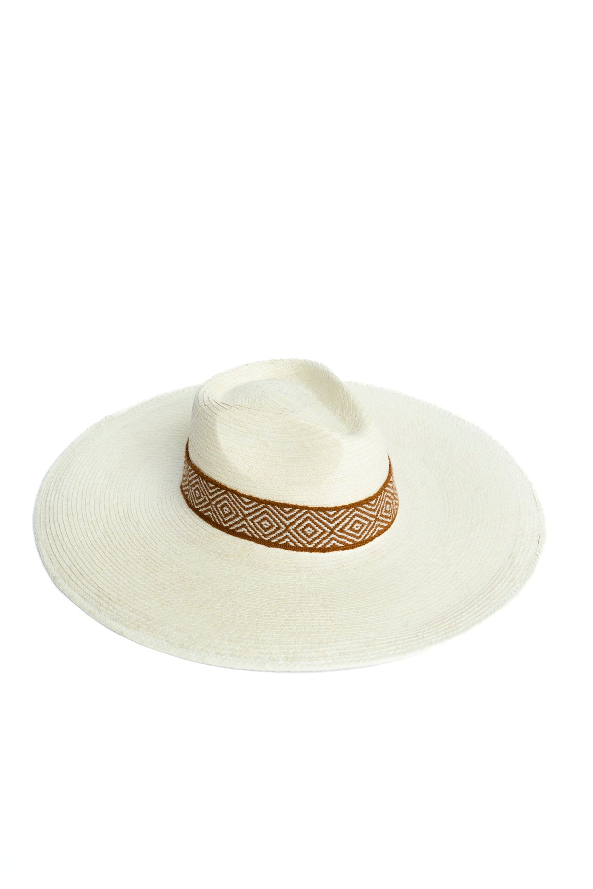 White Palm Wide Brim Western Hat by Andeana Hats
