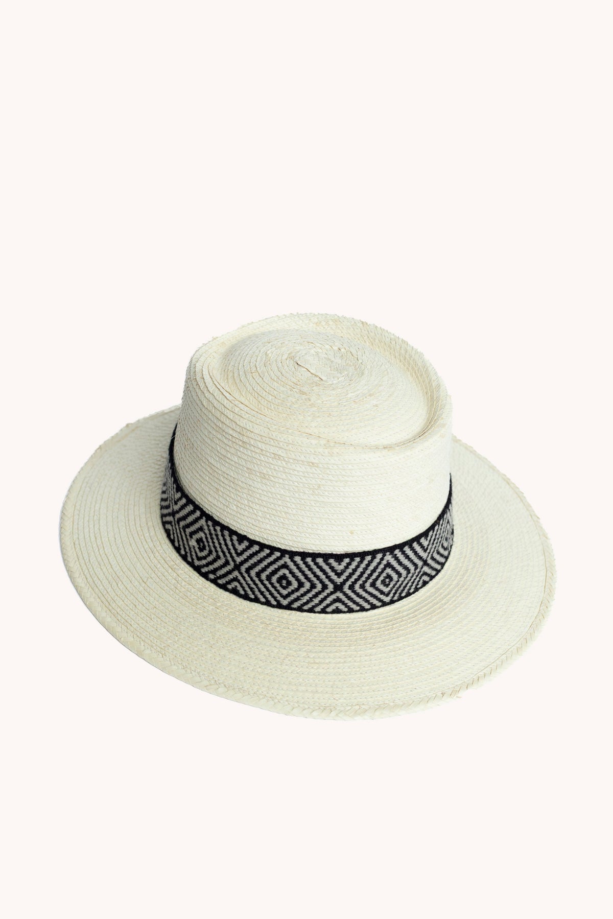 White Palm Bucket Hat by Andeana Hats